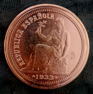 RÉPLICA MONEDA ESPAÑA II REPÚBLICA 