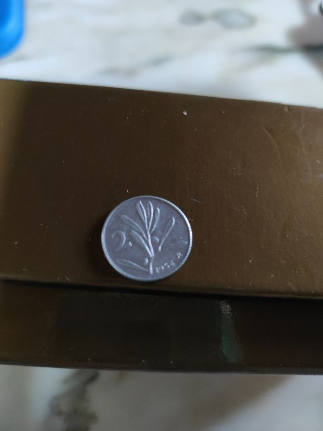 Moneta 2 lire repubblica italiana 1954
