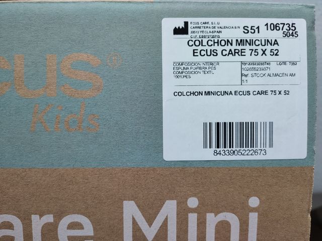 Colchón Ecus Care