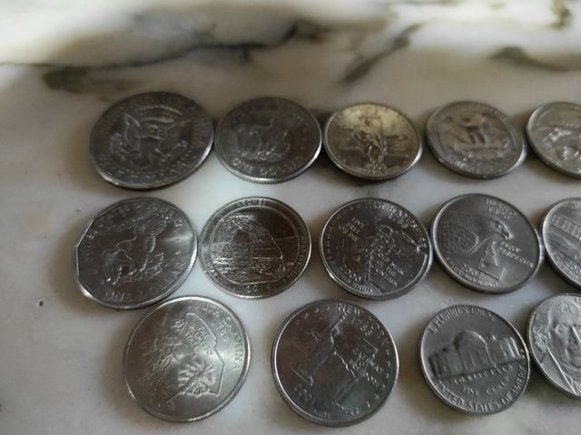 Lotto 15 monete stati Uniti