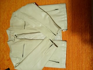 Chaqueta de cuero sintética