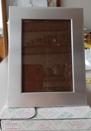 Porta foto con cornice in metallo