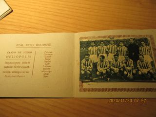 Carpeta cromo Real Betis Balonpié