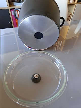 Panela de alumínio preto