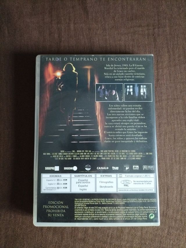 Cinta de DVD Los Otros