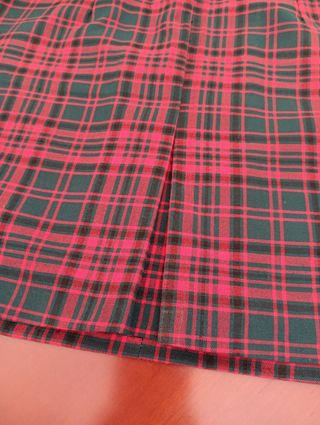 Falda cuadros escoceses.