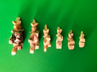 Miniatura elefanti pietra naturale