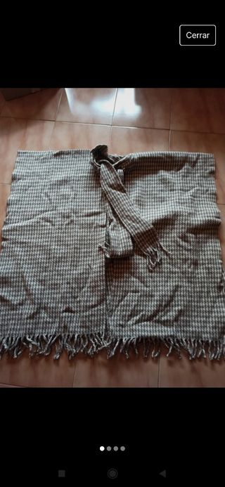 Poncho lana vintage.