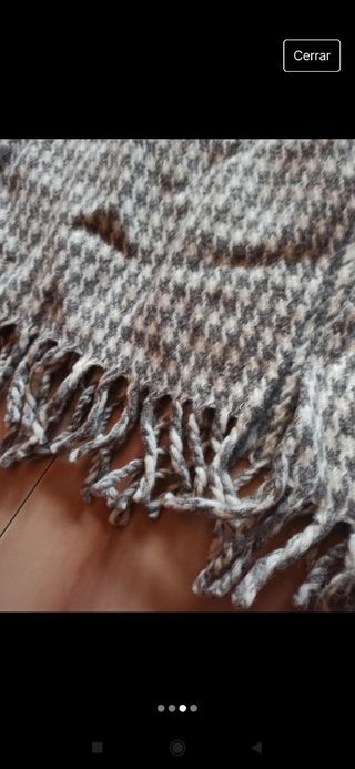 Poncho lana vintage.