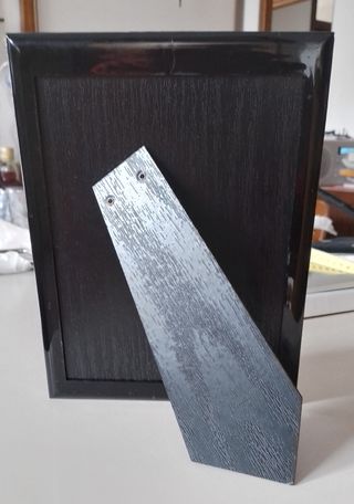 Portafoto con cornice colore bronzo