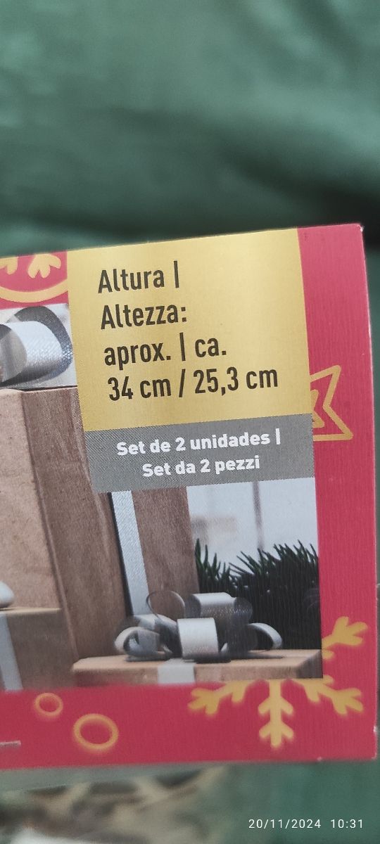 Figura decorativa de navidad