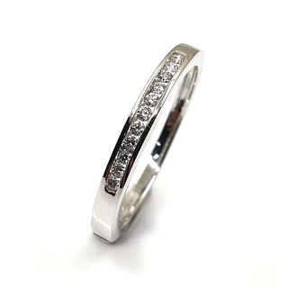 ALIANZA ORO BLANCO 18K BRILLANTES