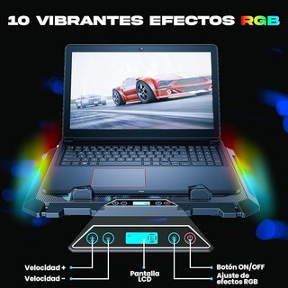 KLIM V8 Base Refrigeradora para Portátil Gaming