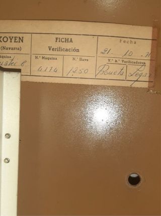 Maquina expendedora para colecionistas