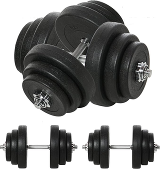 Set Manubri Palestra 40kg (4x5kg, 4x2.5kg, 4x1.5kg