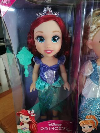 Set bambole Cenerentola e Ariel 38cm