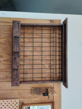 Mueble estante rustico
