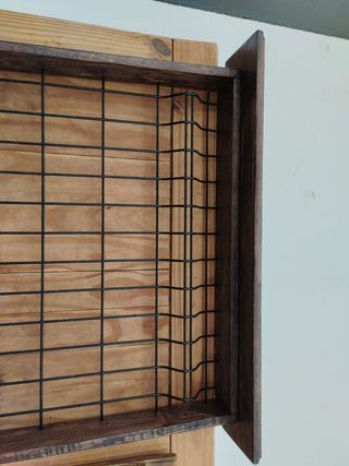 Mueble estante rustico