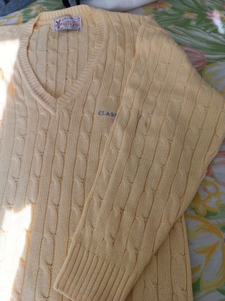 Jersey hilo trenzas hombre