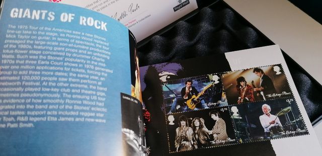 ROLLING STONES MALETIN SELLOS ROYAL MAIL
