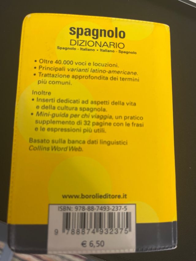 Dizionario italiano spagnolo