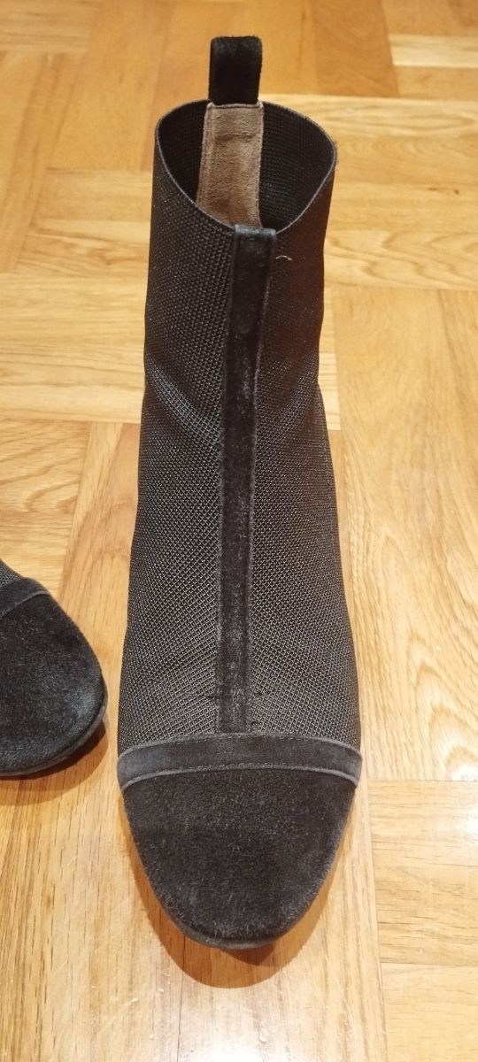 Botines de licra y ante número 36