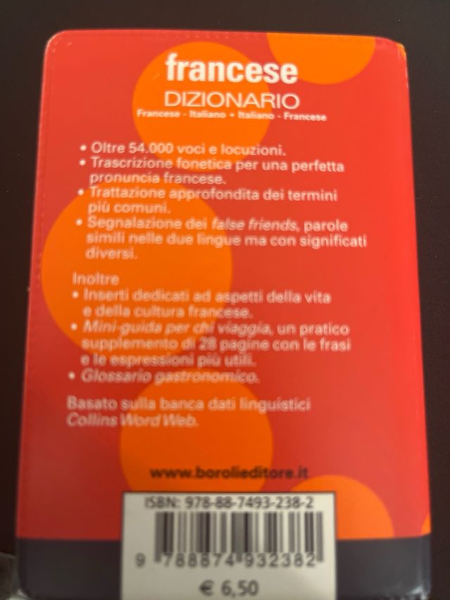 Dizionario francese-italiano, italiano-f