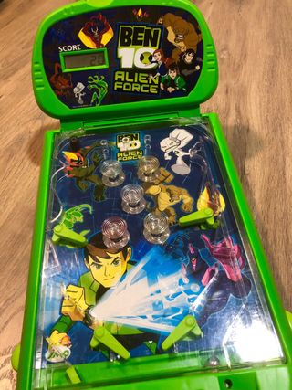 PINBALL JUEGO RECREATIVO BEN 10