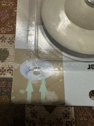 Tappo in silicone bianco per scarico lavandino