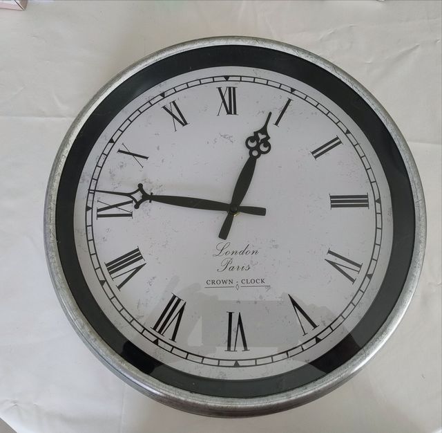 Reloj pared estilo industrial