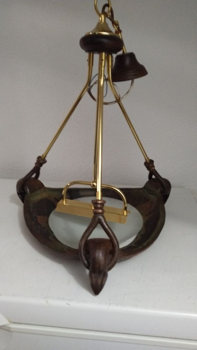 Lampara de bronce, para salón