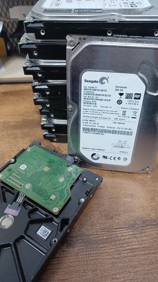 Lote 10 discos duros 500 GB HDD PC