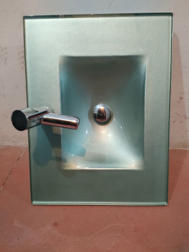 Lavabo cristal azul