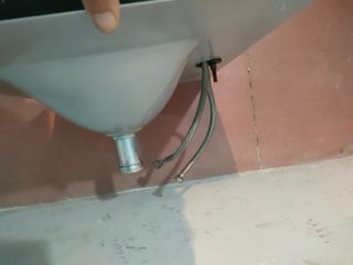 Lavabo cristal azul