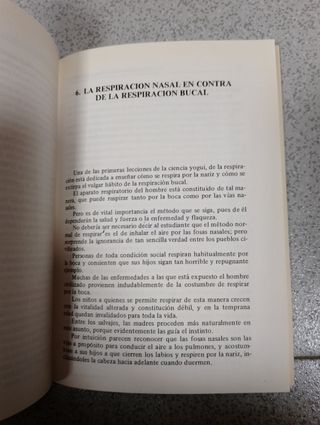 Ciencia hindú yogui de la respiración 