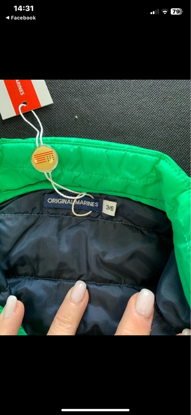 Gilet imbottito bimbo 3/6 mesi