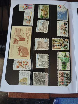 Sellos España  año 1986