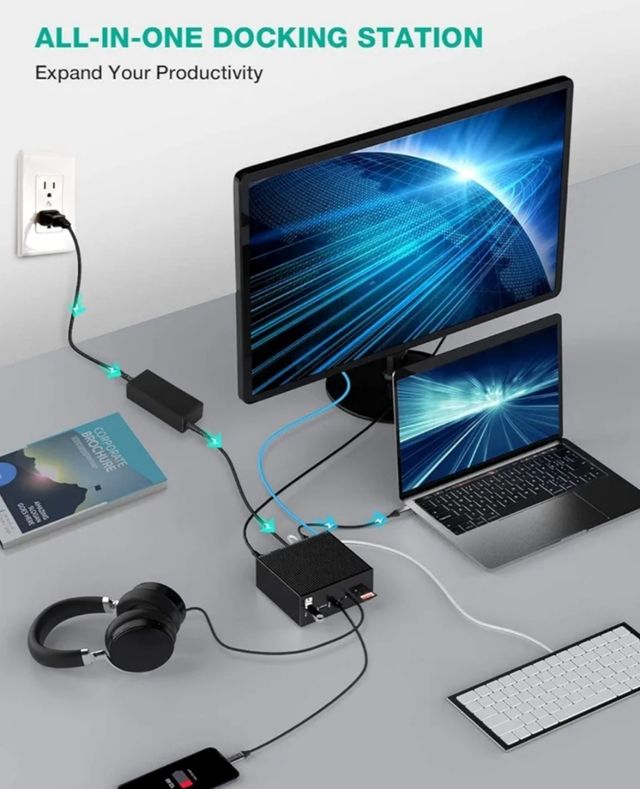 🆕 Estación de Acoplamiento USB C