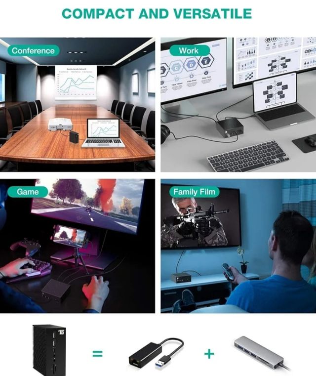 🆕 Estación de Acoplamiento USB C