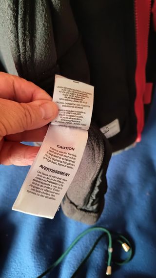 Abrigo cortavientos+Forro Polar rojo y negro #Colu