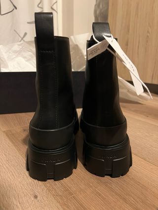 Stivali boots neri in pelle Prada tg 43