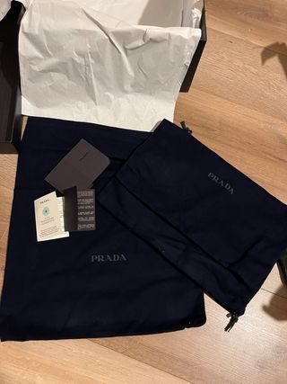 Stivali boots neri in pelle Prada tg 43