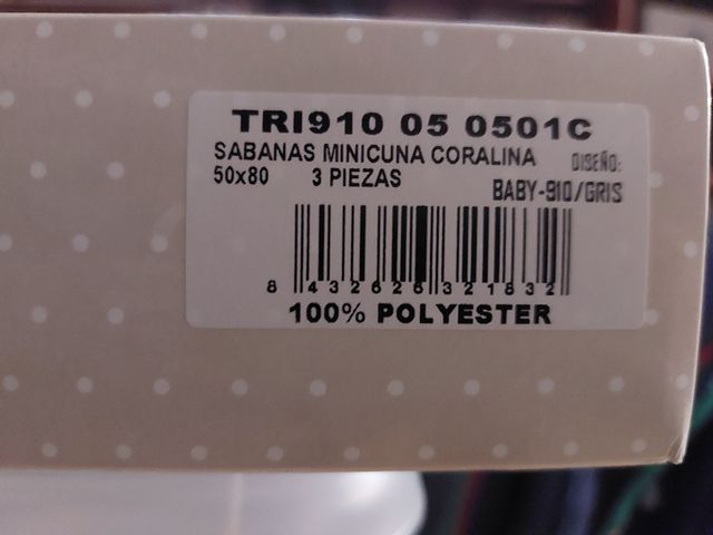 Sábanas minicuna