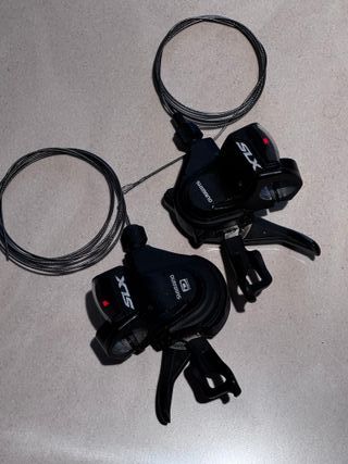 Cambio Shimano XT y desviador SLX con mandos
