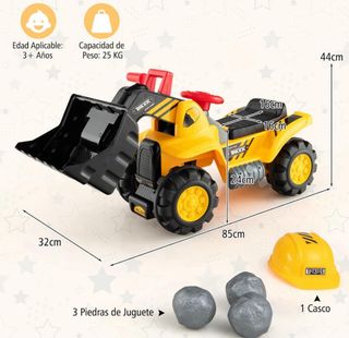 Excavadora de juguete para niños