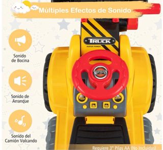 Excavadora de juguete para niños