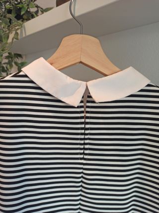 Blusa sin mangas marinero-ZARA-Trafaluc