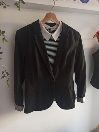 Blusa sin mangas marinero-ZARA-Trafaluc