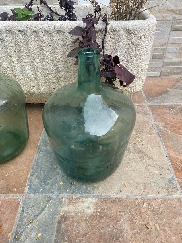 Garrafones cristal antiguos