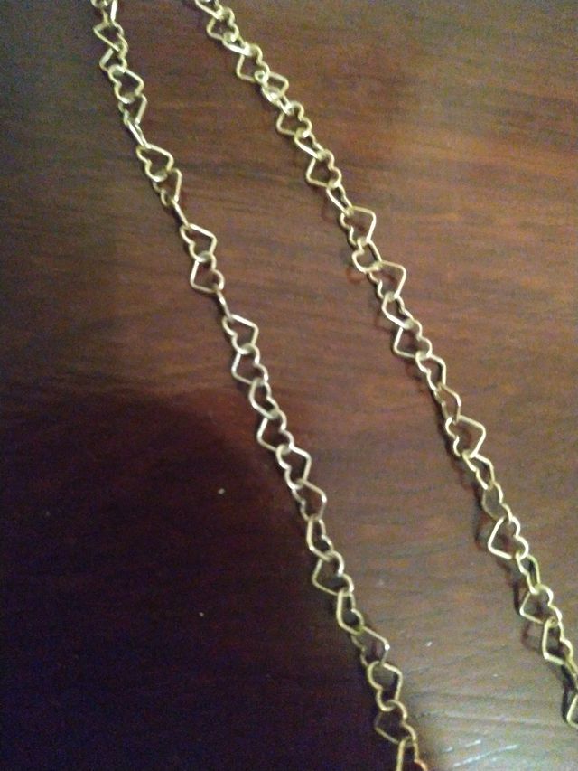 Girocollo in argento placcato oro e piet